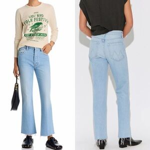 ⭐️ MOTHER
The Tripper Flood Fray Jeans in Cool As A Cat 29